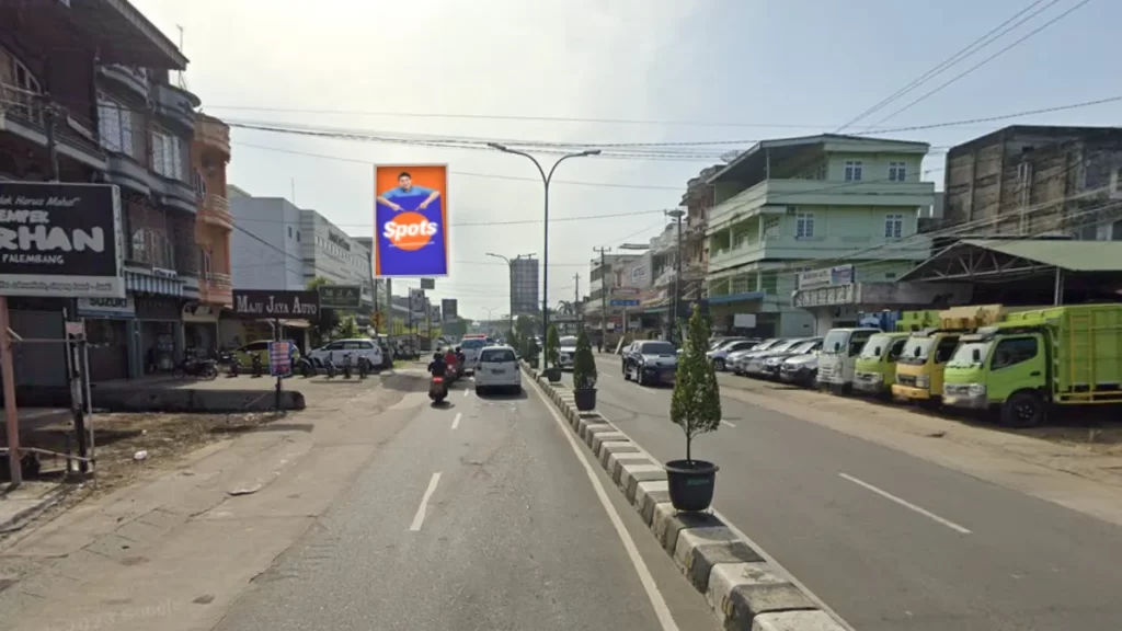 Sewa Billboard Jambi - Lokasi Strategis di Jalan HOS Cokroaminoto
