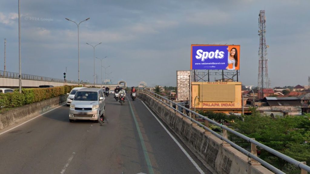 Sewa Billboard Palembang Jl Gubernur Bastari RM Palapa Indah