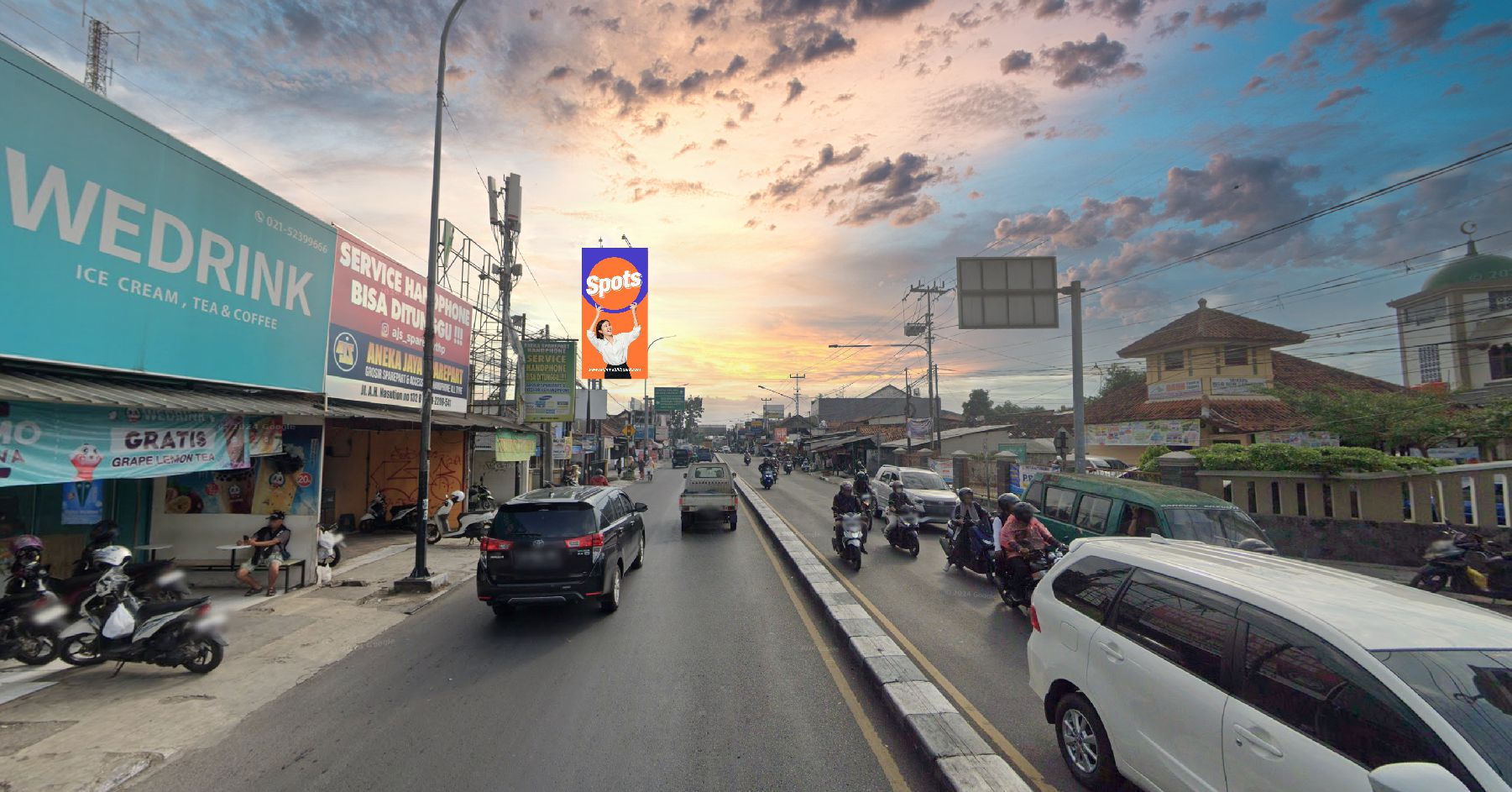 Sewa Billboard Jl Raya Ujung Berung (View Menuju Terminal Cicaheum) Bandung