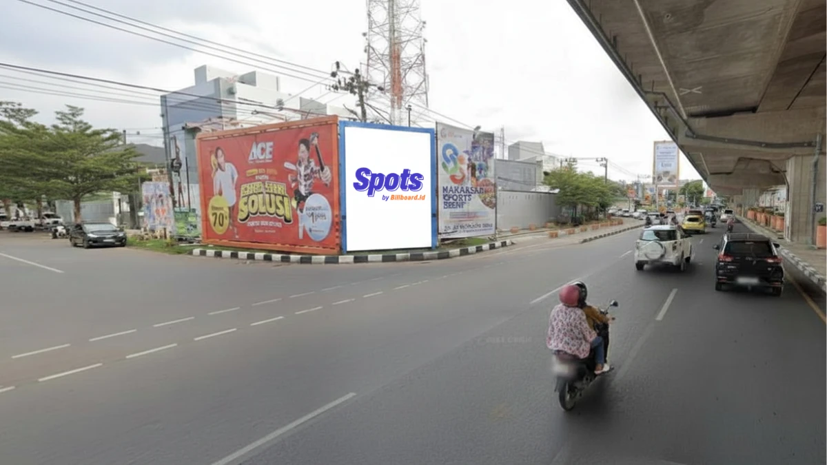 Billboard Pettarani Makassar – Spot Strategis 4x6 Pertigaan Pengayoman