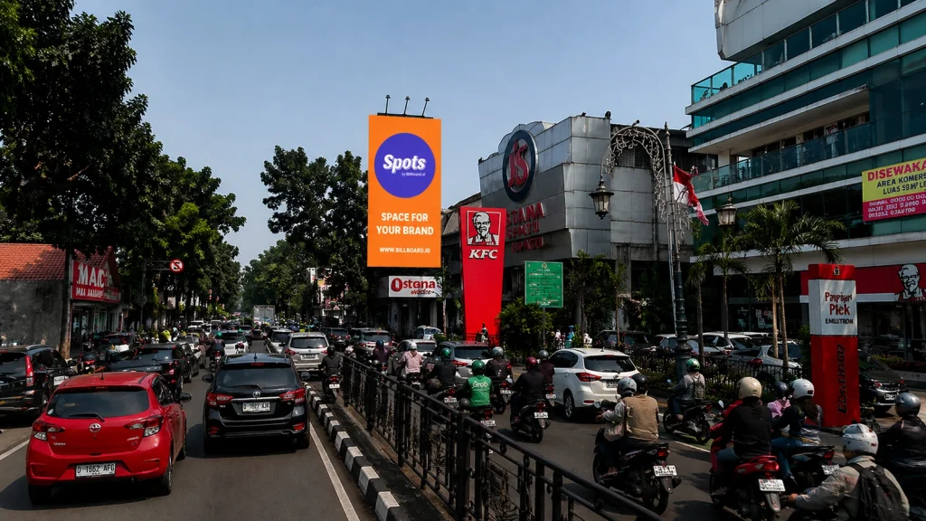 billboard bandung jl merdeka depan bip mall