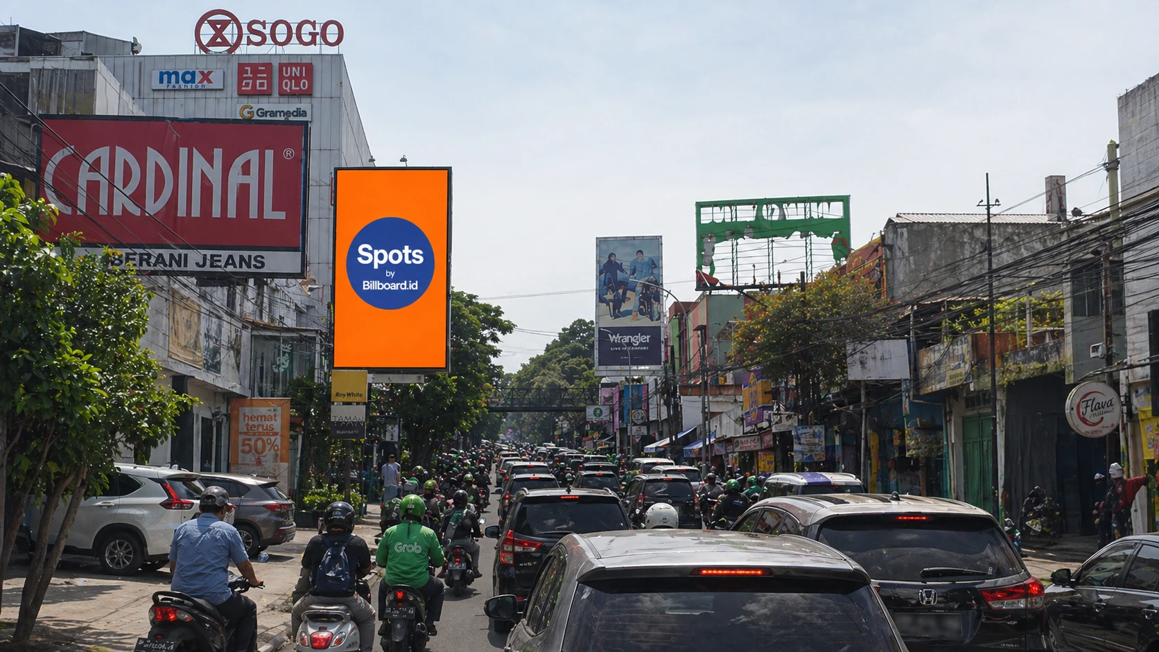billboard bandung jl sukajadi dekat pvj traffic padat