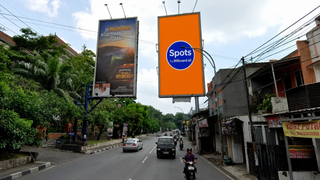 Sewa billboard Malang lokasi strategis MT Haryono arah Malang
